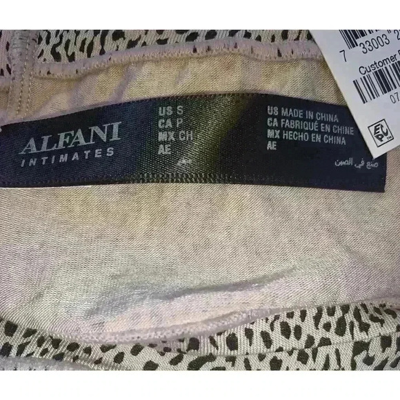 Alfani Core Panty Tabl Ultra Soft Panties Womens Size S Cheetah Animal Print NWT - Picture 5 of 5